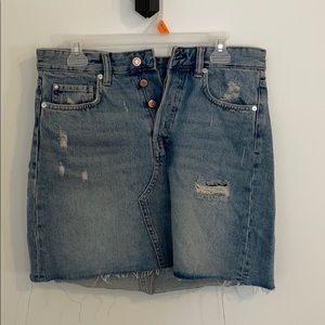 Denim skirt